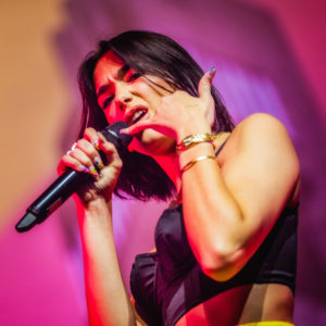 Dua Lipa performs onstage in netherlands