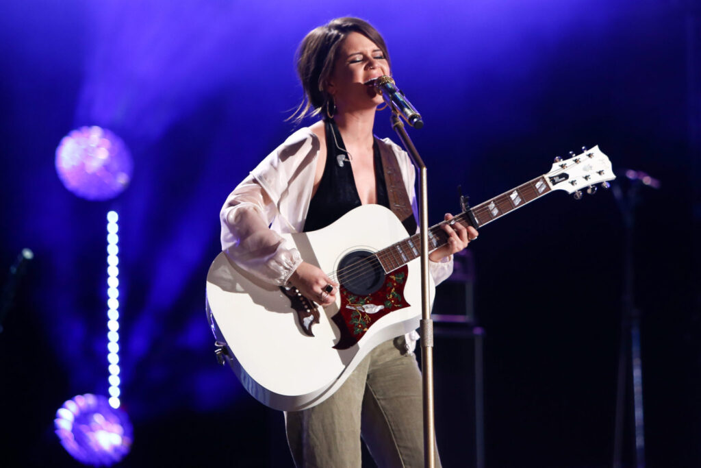 Maren Morris performing