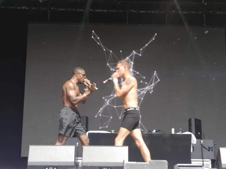 Slowthai at Glatonbury 2019