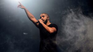 Drake performing