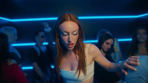 Miss Madeline in the video for Lullaby