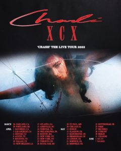 Charli XCX Crash Tour Poster