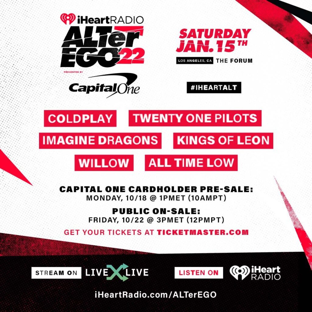 iHeartRadio alter ego 2022 lineup