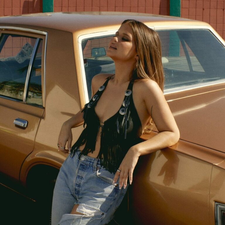 Maren Morris "Circles Around This Town" single art cover.