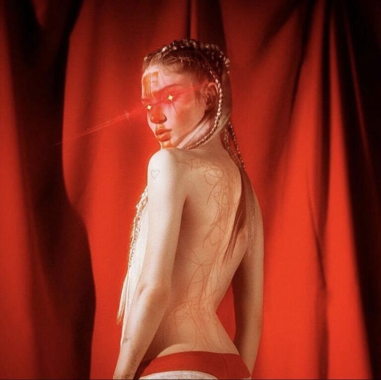 Grimes Starts Her New Era with "Shinigami Eyes"