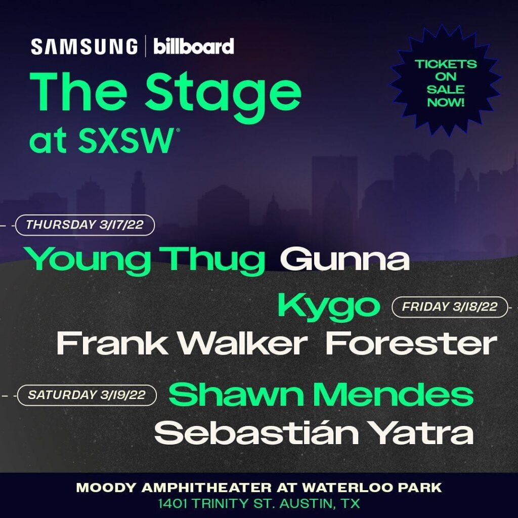 Shawn Mendes, Kygo, Gunna & More to Headline SXSW Concerts in Texas