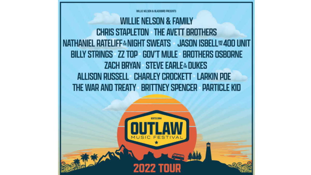 Willie Nelson Announces Annual 'Outlaw Music Festival' (June 24 - September 23)