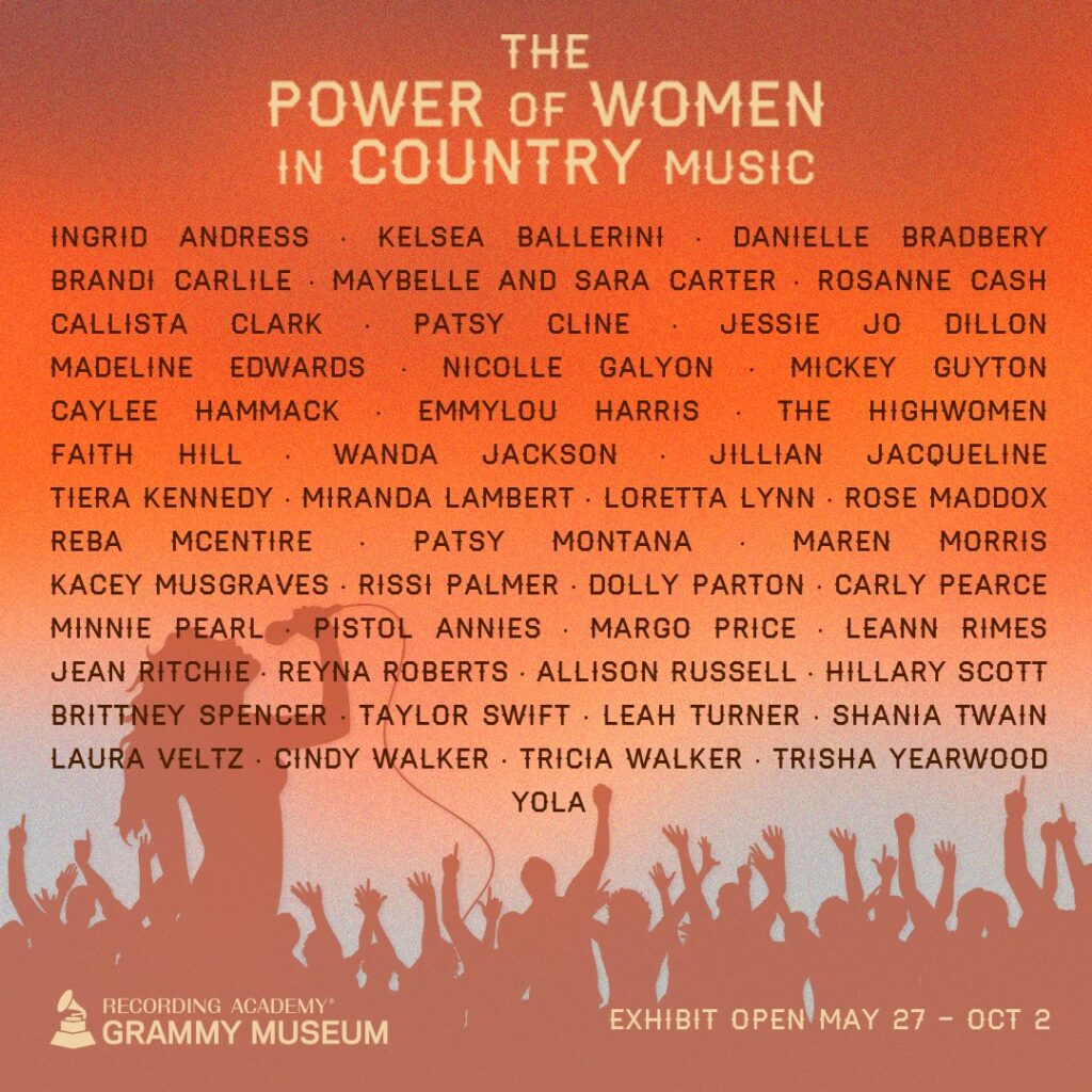 GRAMMY Museum Displays "The Power of Women in Country Music" Exhibit