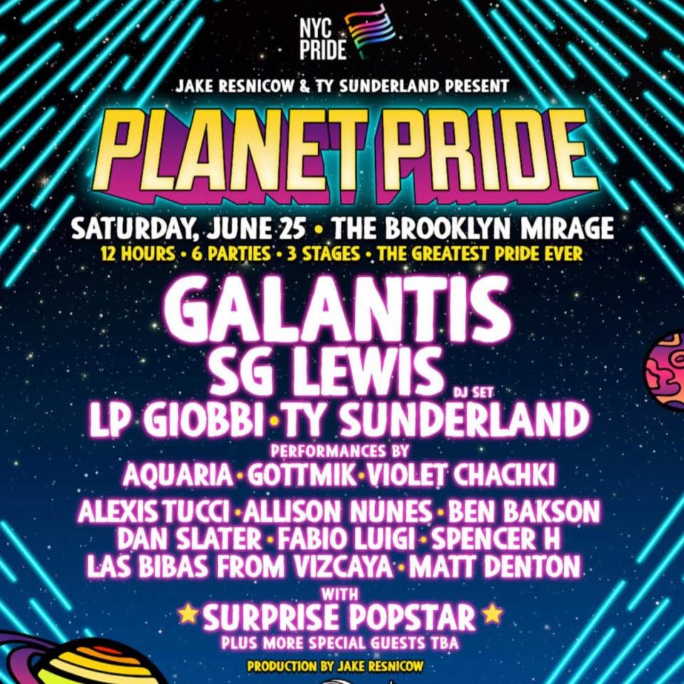 Galantis, SG Lewis & More to Headline Planet Pride Festival