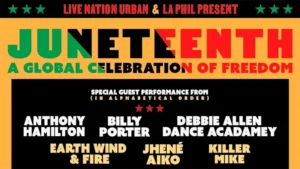 Flyer for "Juneteenth: A Global Celebration For Freedom"