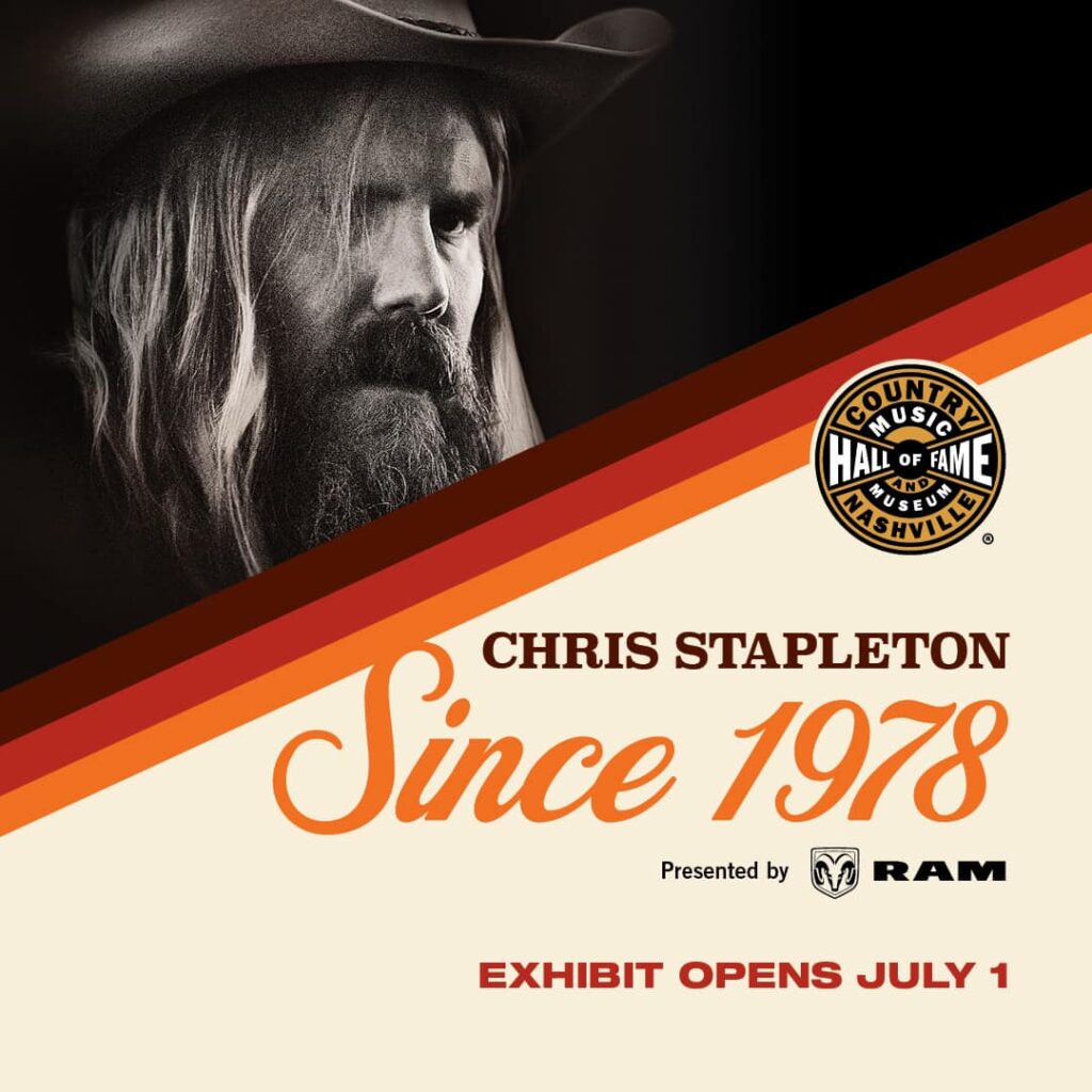 Chris Stapleton Gets Exhibition at Country Music Hall of Fame