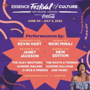 ESSENCE FEST - Festival Flyer