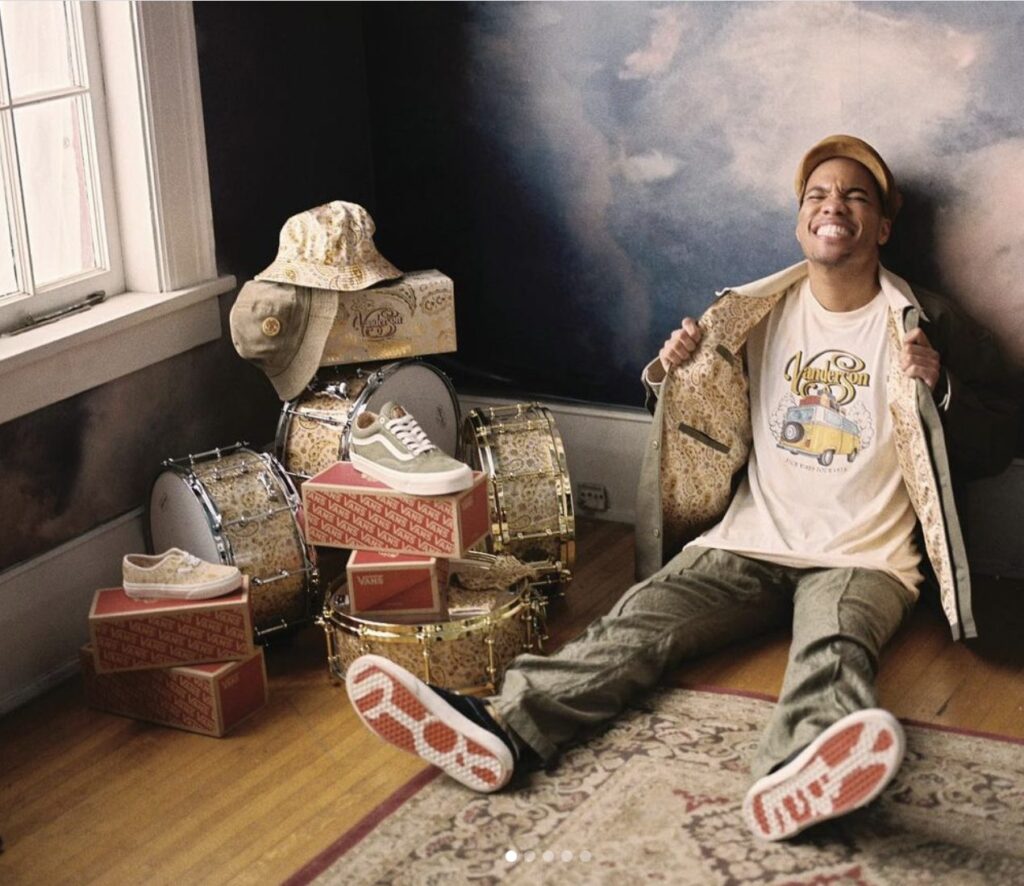 Anderson .Paak x Vans for a new clothing campaign