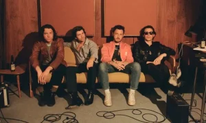 Arctic Monkeys sitting