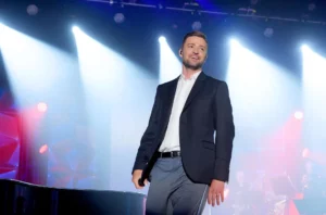 Justin Timberlake performs onstage during the Songwriters Hall Of Fame 50th Annual Induction And Awards Dinner at The New York Marriott Marquis on June 13, 2019 in New York City
