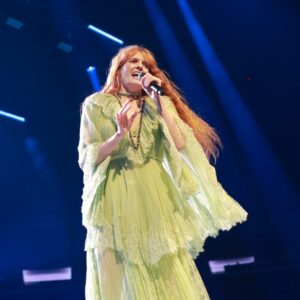 florence + the machine performing live at Madison Square Garden on September 17, 2022 in New York City