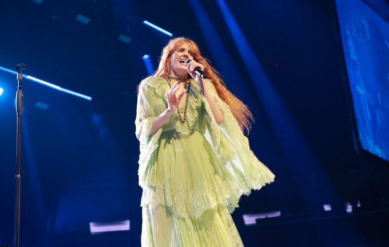 florence + the machine performing live at Madison Square Garden on September 17, 2022 in New York City