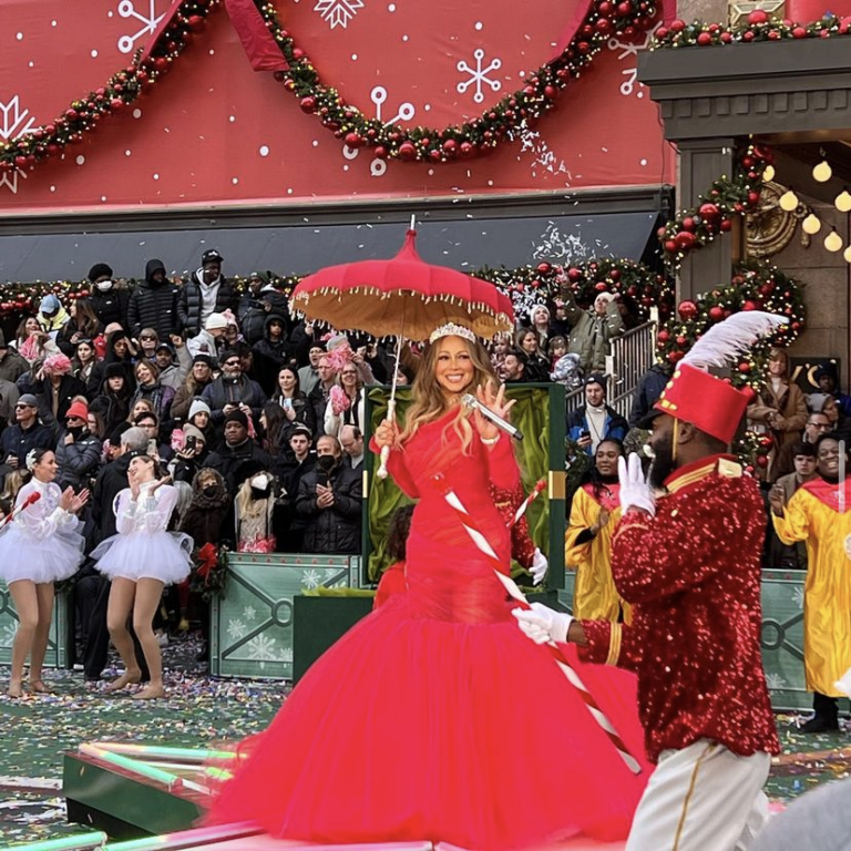Mariah Carey makes an early Christmas with Santa Claus at Macy's Thanksgiving Parade this Thursday with "All I Want For Christmas Is You."