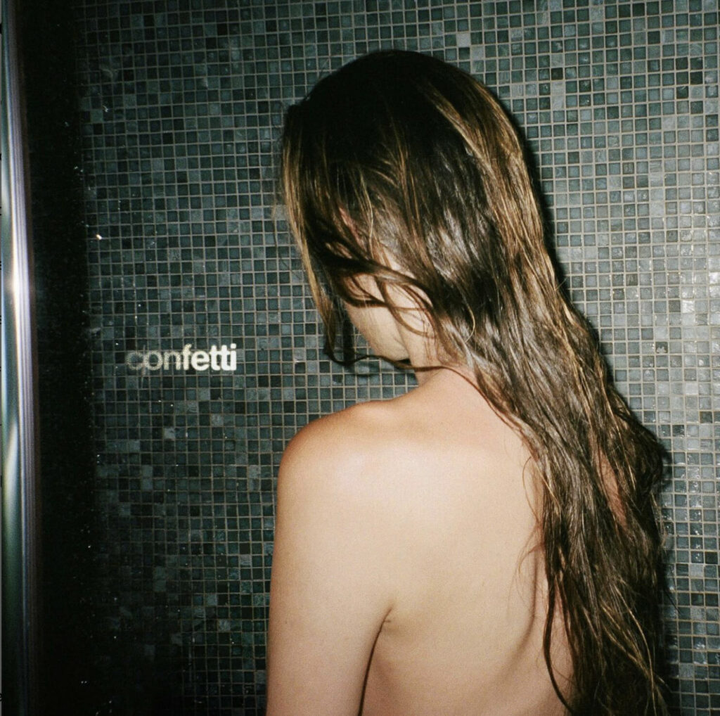Cover photo for Charlotte Cardin's single, Confetti