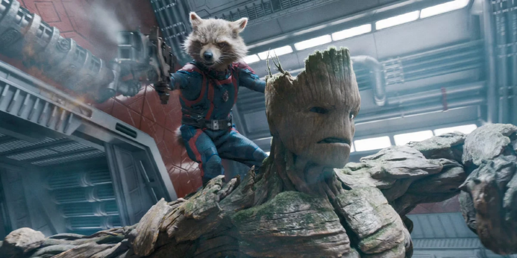 Guardians of the Galaxy Volume 3 Groot and Rocket