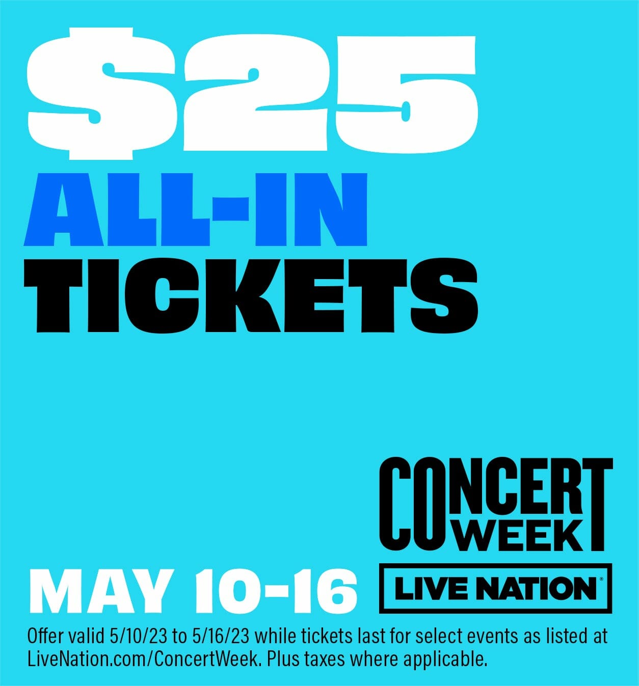 Everything You Need To Know About Live Nation's Concert Week • Music Daily