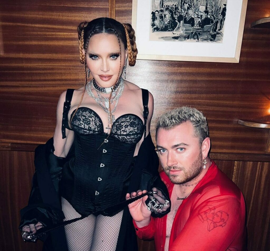 "Unholy" singer Sam Smith stirs up controversy with pop royalty Madonna on their new bold anthem “Vulgar.”