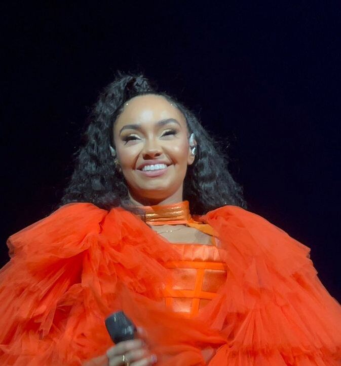 Description: Leigh-Anne at The Confetti Tour 2022 Date: 28 April 2022 Source: Own work Author: Rustyleigh
