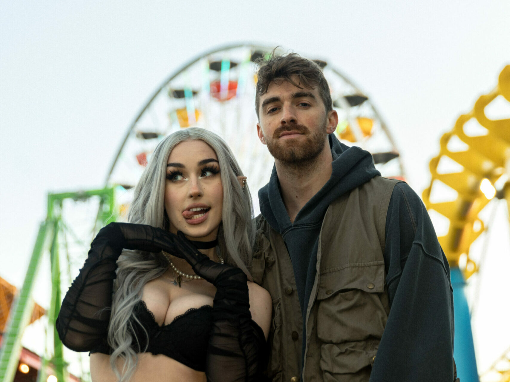 Chainsmokers Drew Taggart and bludnymph