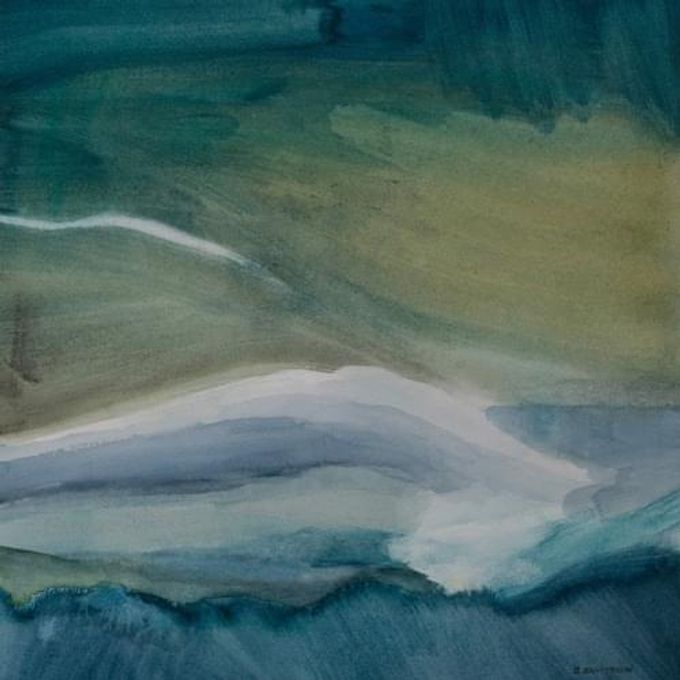 Helena Deland "Bright Green Vibrant Gray" cover art