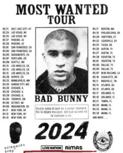 Latin trap and reggaeton superstar Benito, or Bad Bunny, announced his North American "Most Wanted" Tour today (October 19.) 