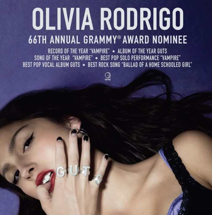 Featured Artist Olivia Rodrigo is Nominated for Six GRAMMYs • Music Daily