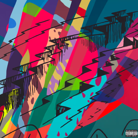 The cover art for Kid Cudi's 9th studio album, "INSANO."