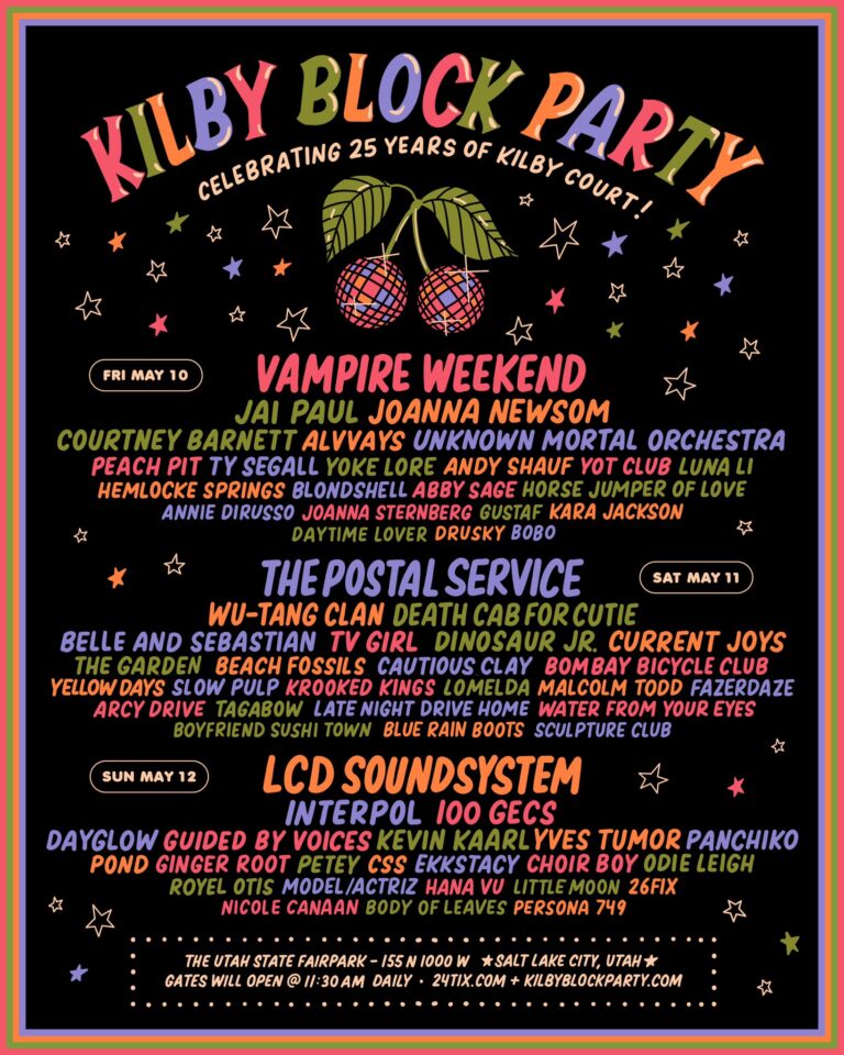 Kilby Block Party 2024 Lineup. Taken from @kilbyblockparty Twitter/X.