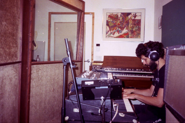 Kiefer at the piano making new music live