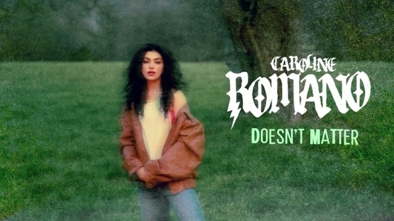 Caroline Romano "Doesn't Matter" official audio cover photo on YouTube @Caroline Romano