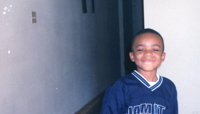 A childhood photo of Vince Staples, posted in the lead up for his most recent project, 'Dark Times.' Taken from @vincestaples on IG.