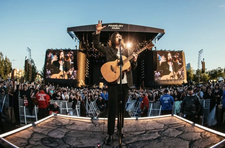 Review of Hozier's concert in Finsbury Park, London, on July 7th 2024