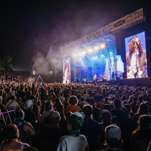 Hozier at Hinterland 2024 in Saint Charles, Iowa