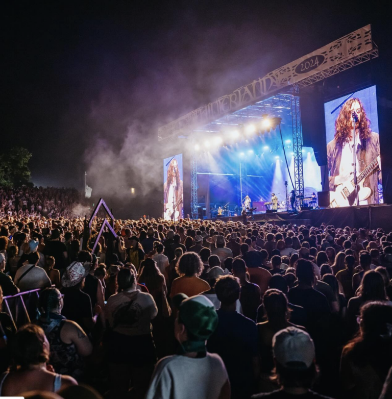 Hozier at Hinterland 2024 in Saint Charles, Iowa