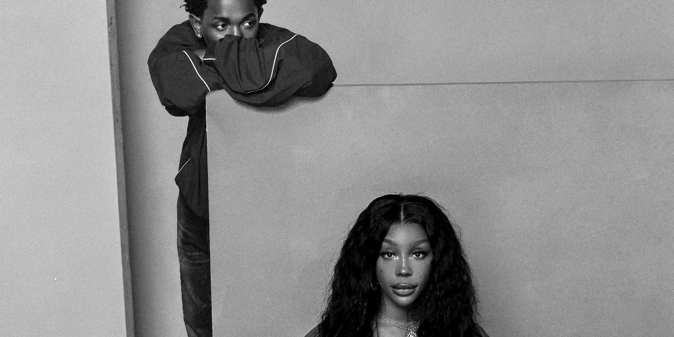 Kendrick lamar and sza top trending tracks chart with luther music
