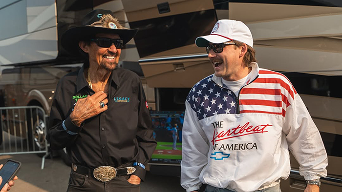 A still of Tom Petty and Morgan Wallen, the latter a star of the Music Daily Tracks rankings alongside Sabrina Carpenter.
